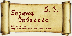 Suzana Vukoičić vizit kartica